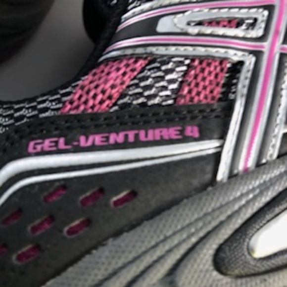 Asics T383N Gel-Venture 4 Pink Gray Black - Picture 6 of 7